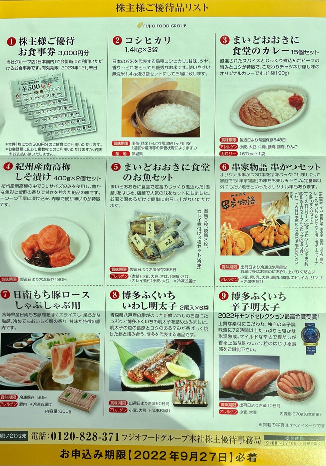 フジオフード 株主優待お食事券 500円×24枚(レストラン、食事券)｜売買されたオークション情報、yahooの商品情報をアーカイブ公開 -  オークファン チケット、金券、宿泊予約